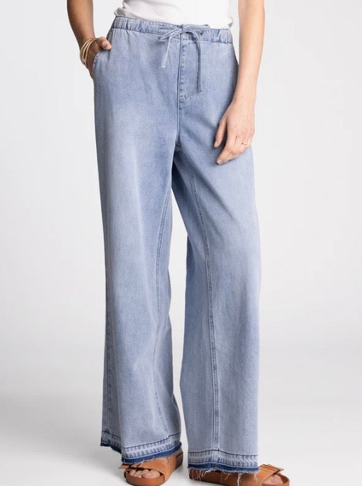 TAVIA PANTS TIDE MIST WASH