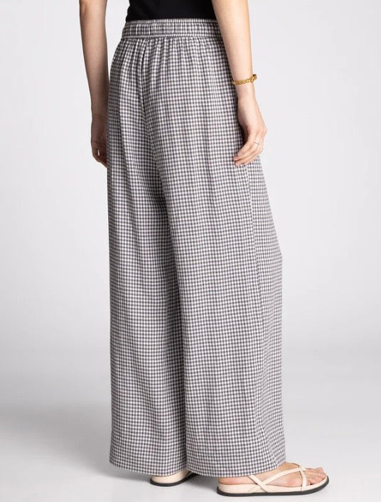 CAELIS PANTS Charcoal Gingham