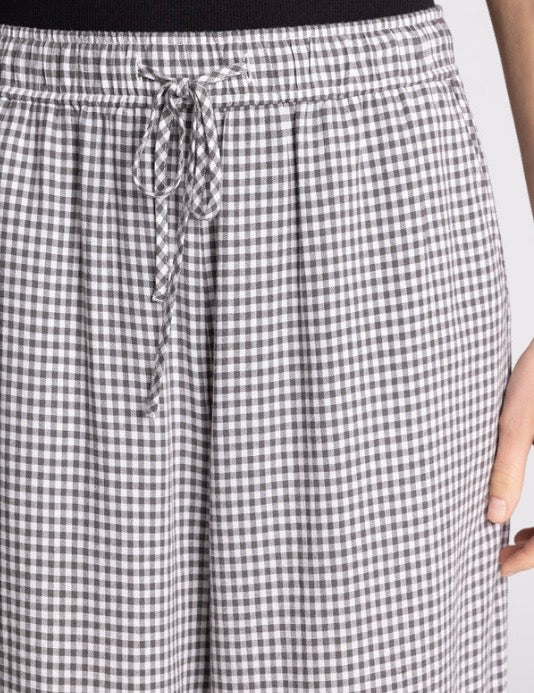 CAELIS PANTS Charcoal Gingham