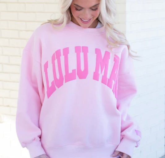 Light Pink/Pink Puff LuLu Mac Sweatshirt