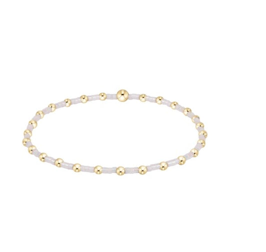 Hope Sincerity Bracelet - Silky White