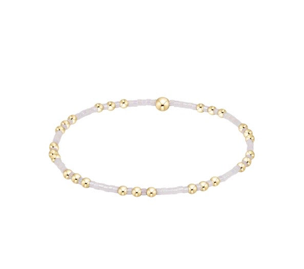 Hope Joy Bracelet - Silky White