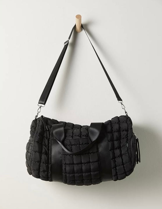 Quilted Duffle Black