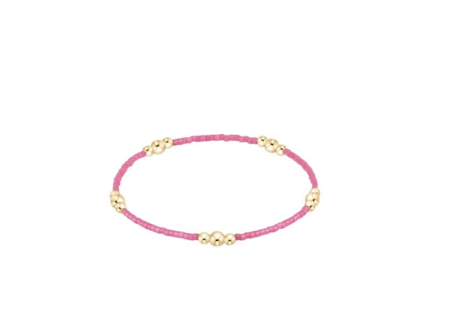 Hope Purpose Gold Bracelet - Bubblegum