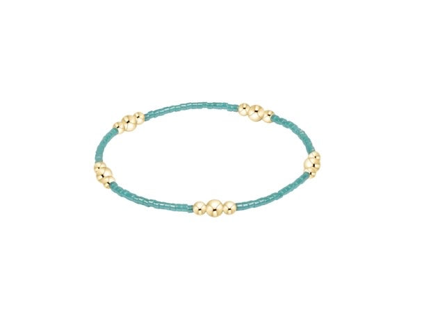Hope Purpose Gold Bracelet - Sea Glass