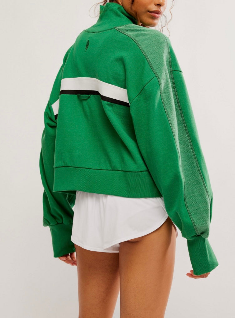 High Jump Zip Up Heritage Green