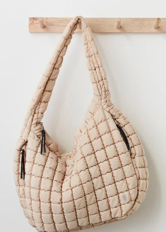 FP Movement Quilted Carryall Off White