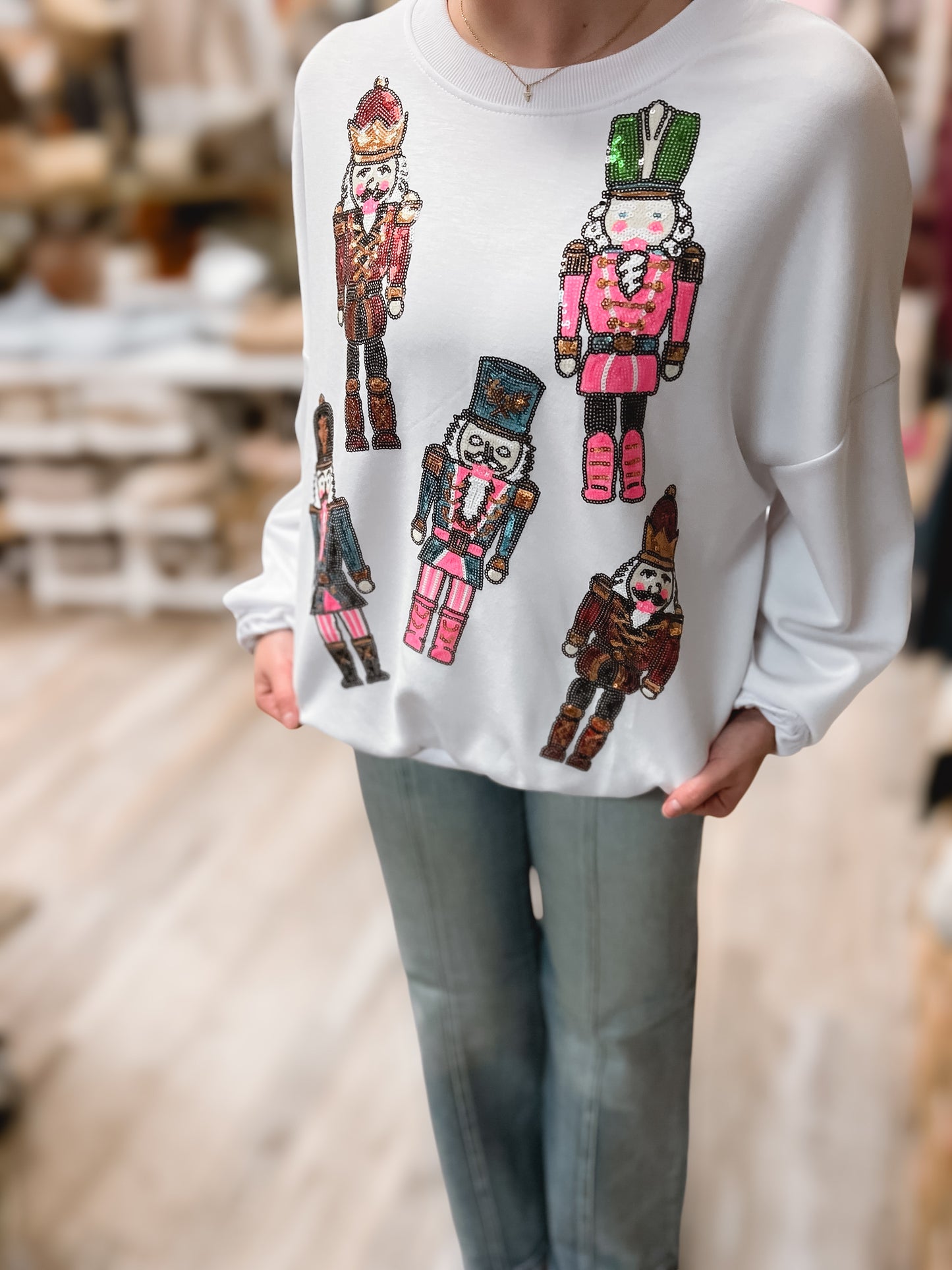 Glam Nutcracker Crewneck