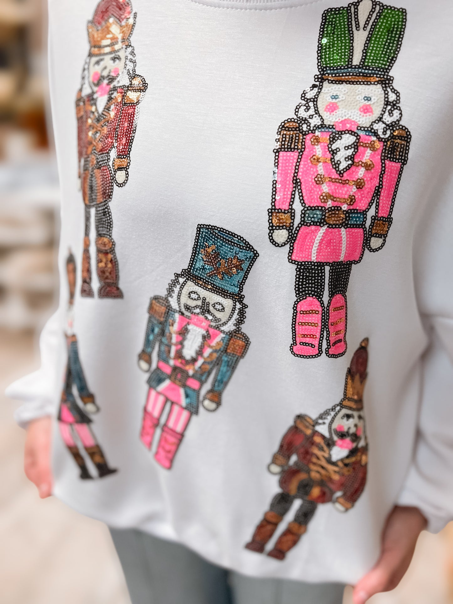 Glam Nutcracker Crewneck