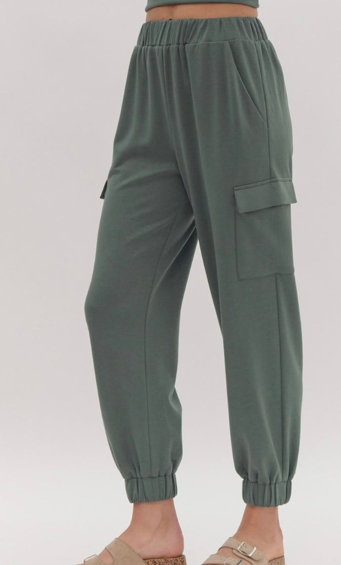 New Season Forest Cargo Joggers