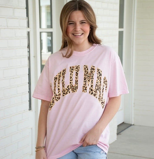 Lulu Mac Leopard Blossom Comfort Color Tee