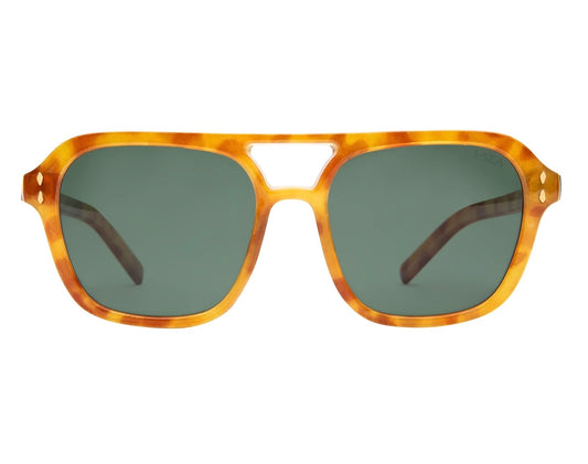 Monaco Honey Tort/Green Polarized Lens