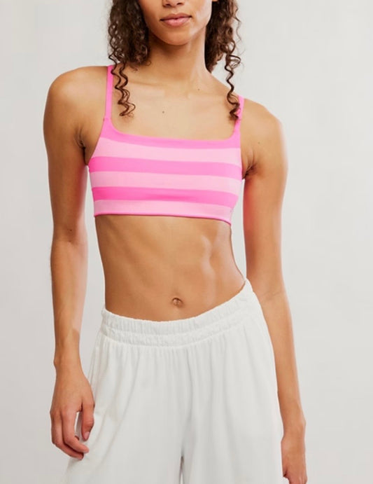 Tighten Up Reversible Bra Hot Pink Combo