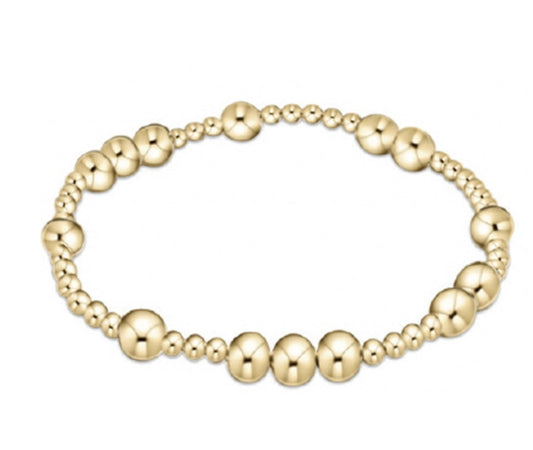 enewton Extends - Hope Unwritten 6mm Bead Bracelet - Gold