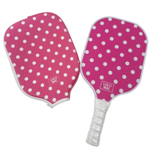 Hot Pink/White Pickleball Paddle