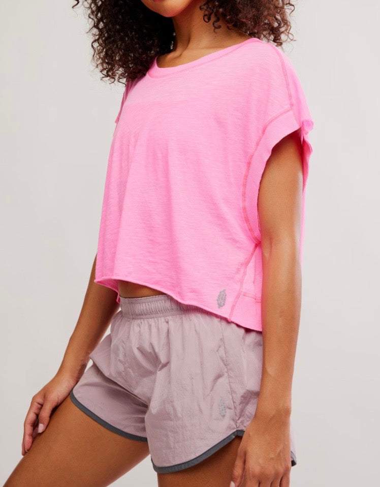 My Time Tee Hot Pink