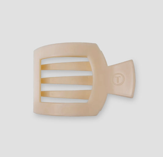 Almond Beige Medium Square Clip