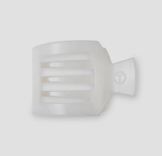 Coconut White Medium Square Clip