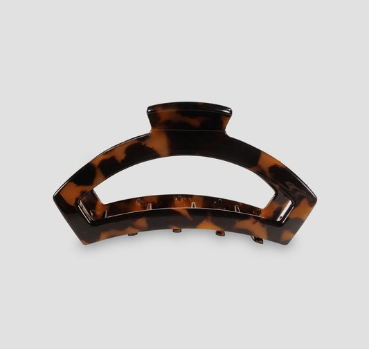 Open Tortoise Medium Hair Clip