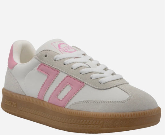 Double In Cow White Pink Sneakers