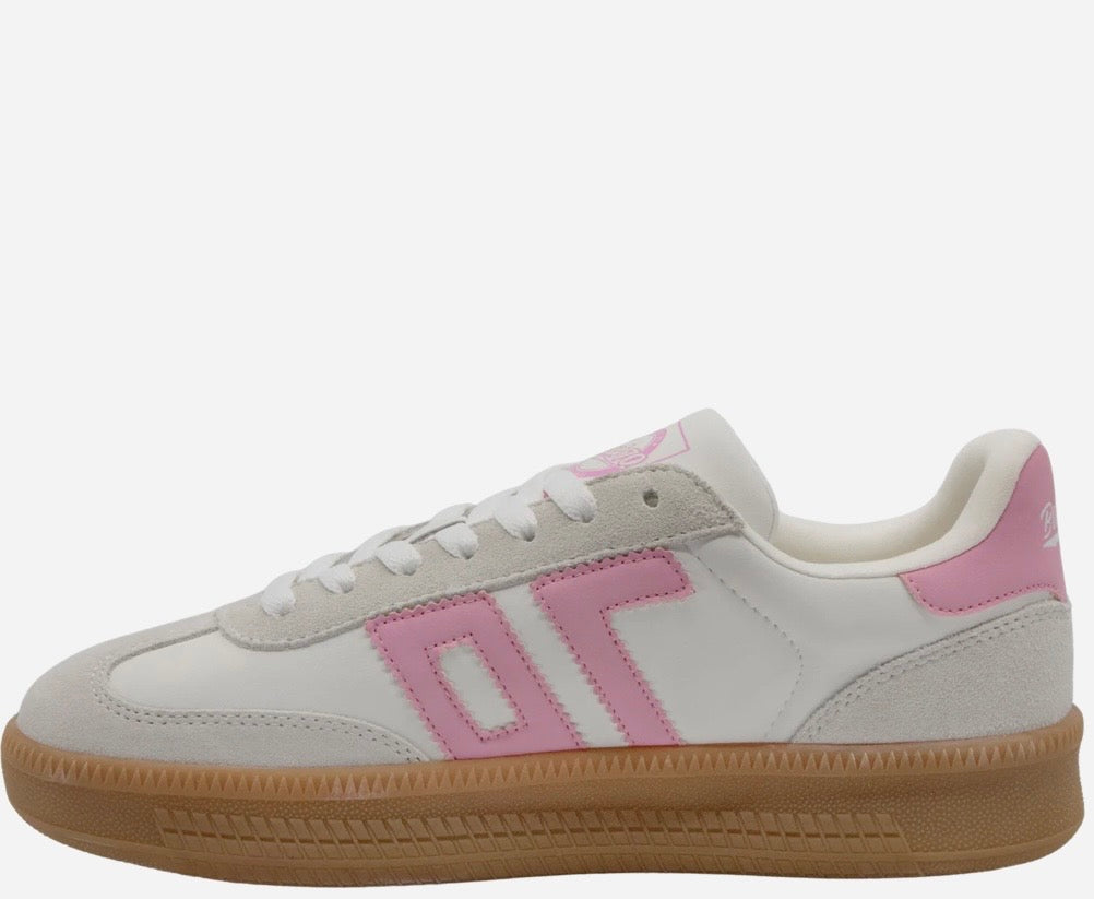 Double In Cow White Pink Sneakers