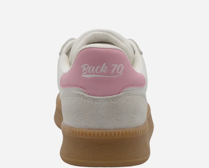 Double In Cow White Pink Sneakers