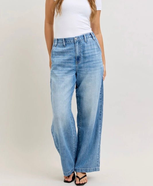 JUDY BLUE Featherweight Baggy Elastic WB