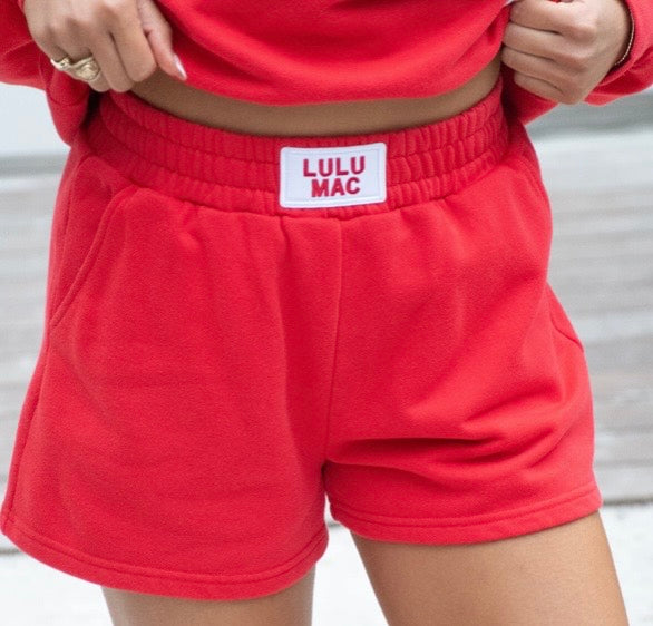 Lulu Mac Shorts Red