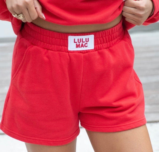 Lulu Mac Shorts Red