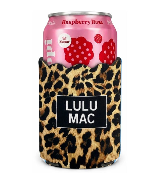Lulu Mac Leopard Koozie