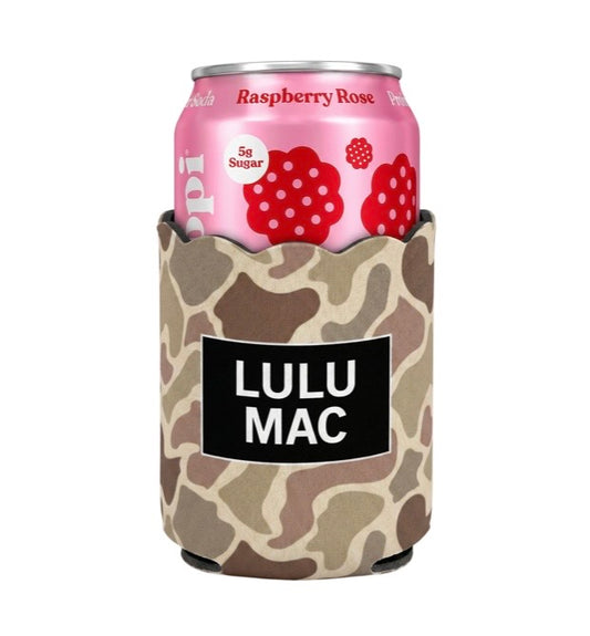 Lulu Mac LT Camo Koozie