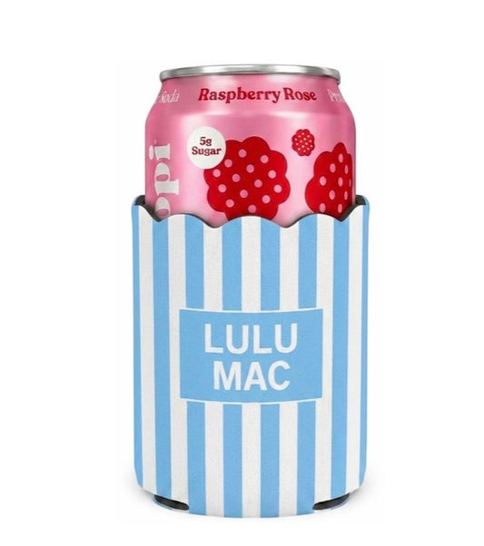 Lulu Mac LT Blue Stripe Koozie