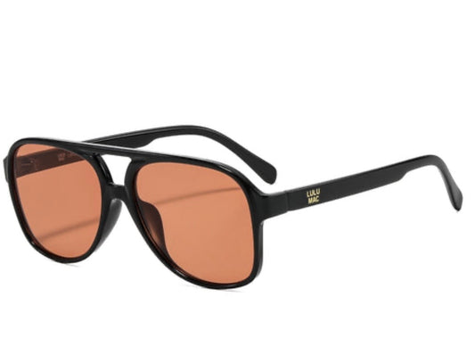 Paige Black w/Pink Lens Sunglasses