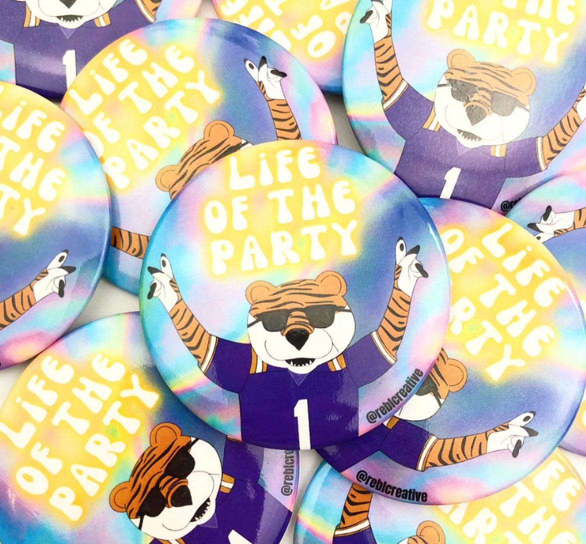 Gameday Buttons 3 inch