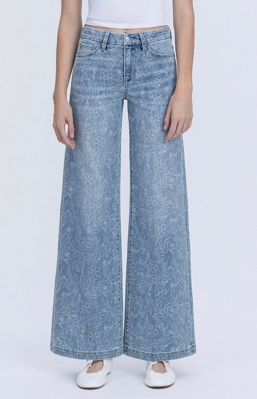 Olivia Floral Jeans