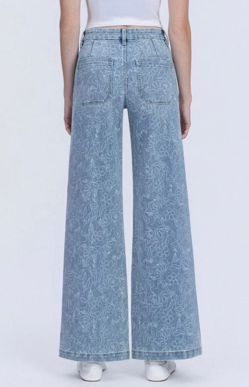 Olivia Floral Jeans