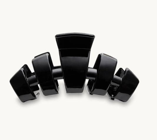 Classic Medium Hair Clip Jet Black