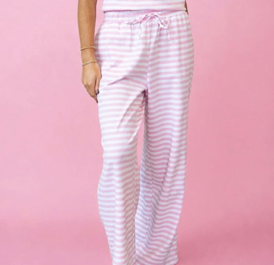 LuLu Mac Stripe Light Pink Pant