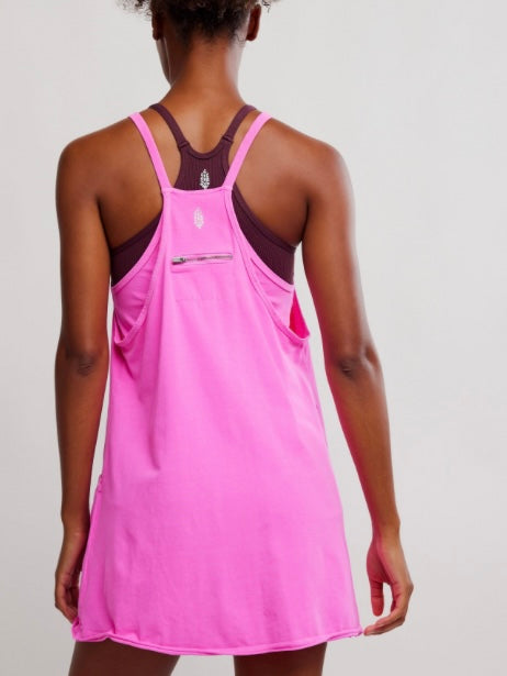 Hot Shot Mini Dress Hot Pink