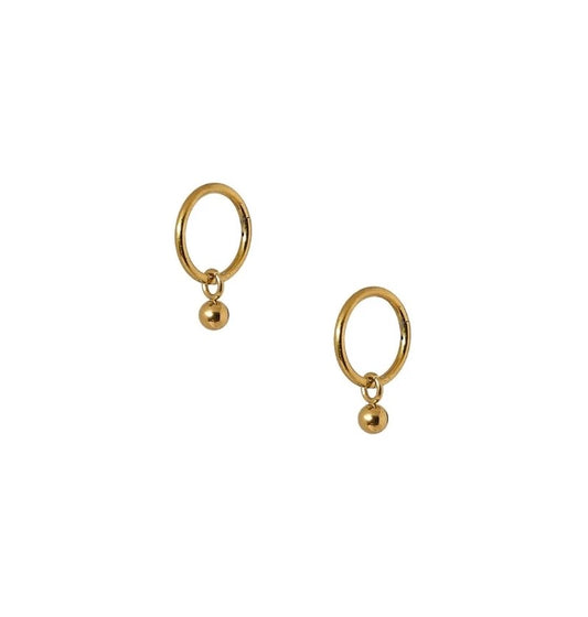 Huggie Charm Earrings - Nola 8mm