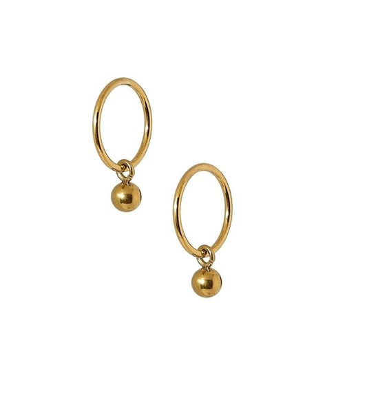 Huggie Charm Earrings - Nola 10mm