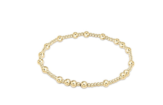 Hope Unwritten 4mm Bead Bracelet - Gold