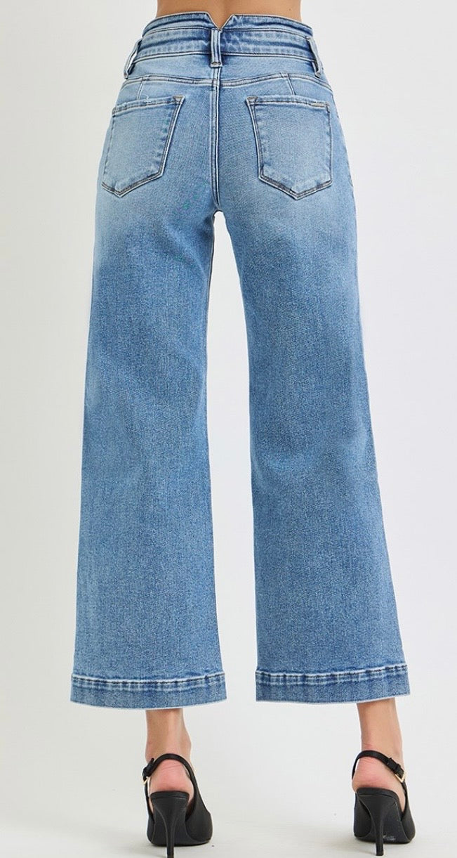 Hailey Rose HR Crop Wide Jeans