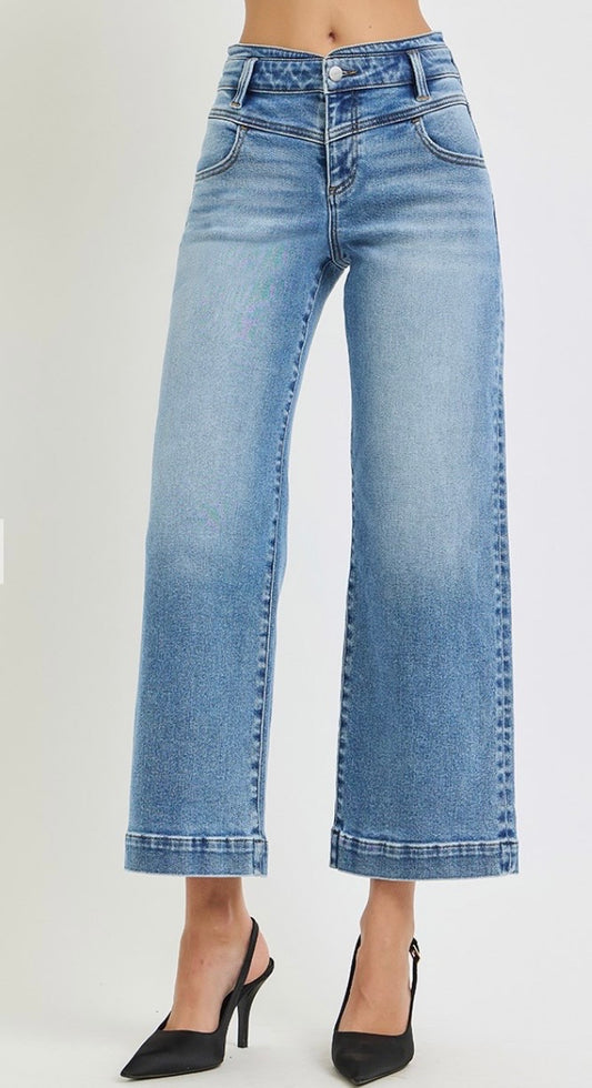 Hailey Rose HR Crop Wide Jeans