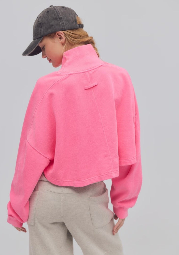 Pick Up Game Pullover Hot Pink