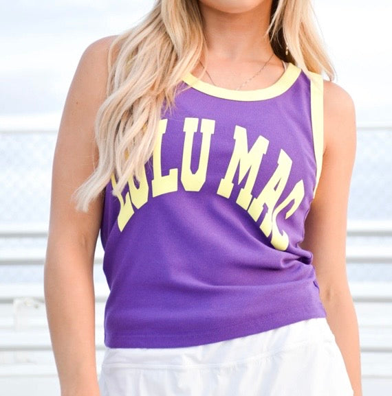 Lulu Mac Tank Purple/Yellow