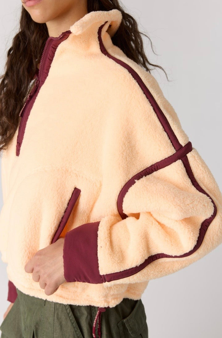Mountain High 1/2 Zip Pina Colada Velv