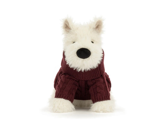 Munro Scottie Dog 'Winter Jumper'