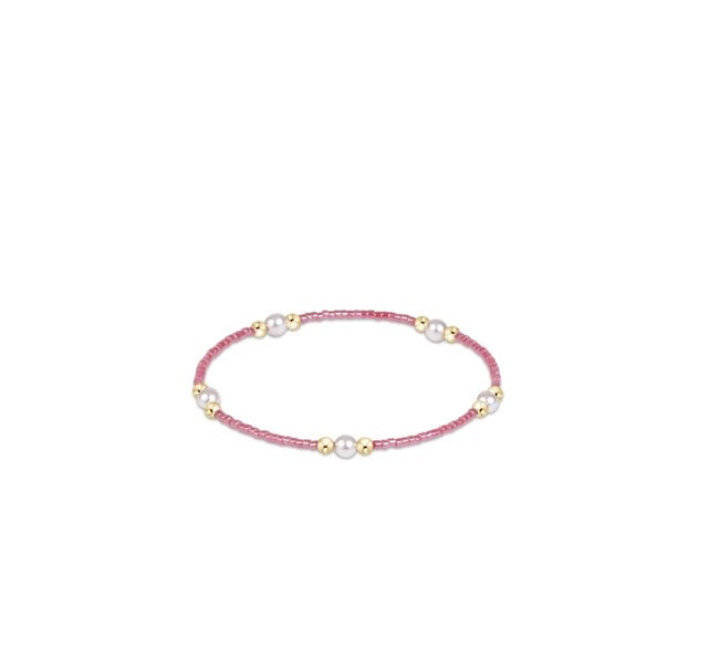 Hope Purpose Pearl Bracelet - Pink Champagne