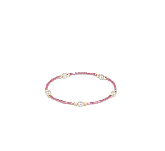 Hope Purpose Pearl Bracelet - Pink Champagne